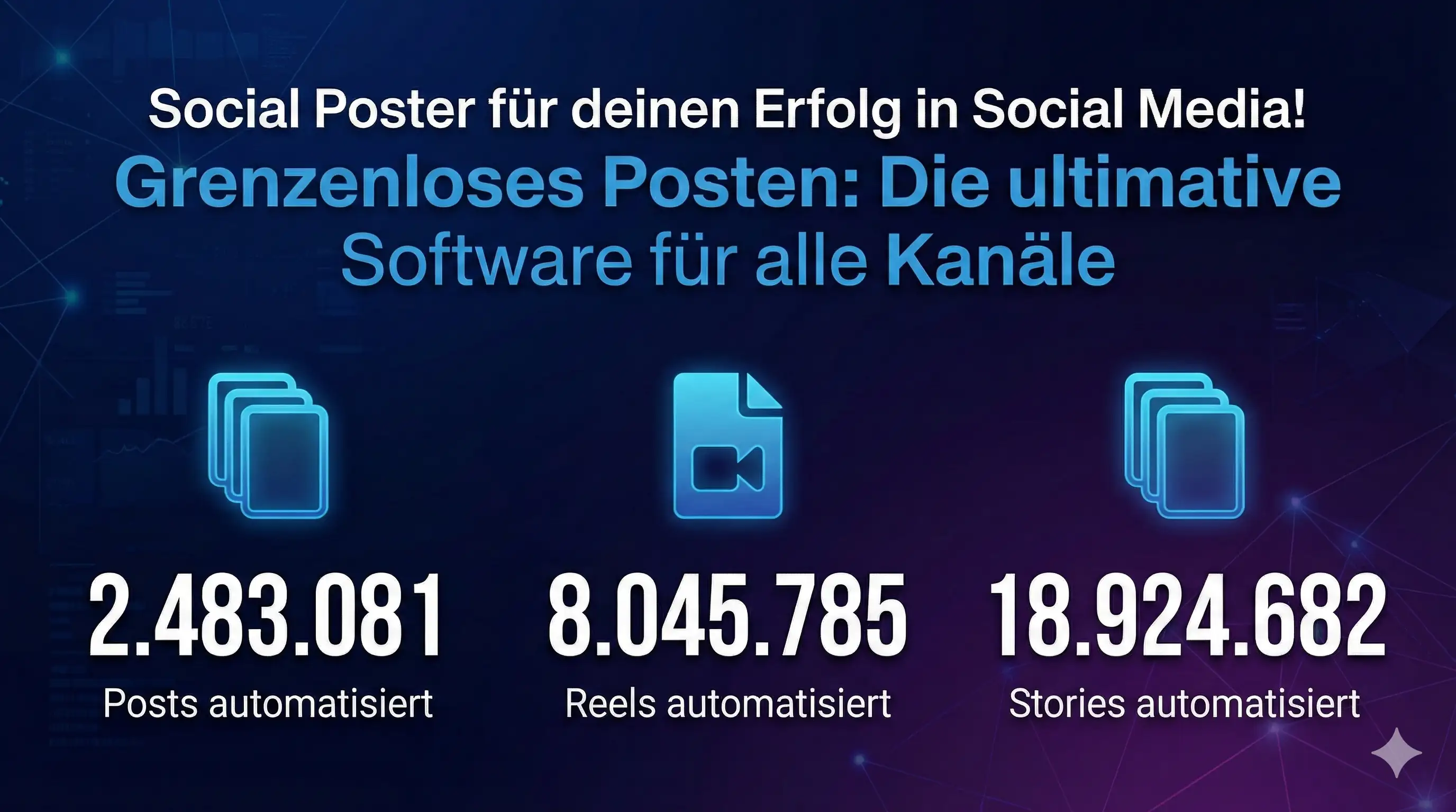 Social Media Marketing mit dem Social Poster